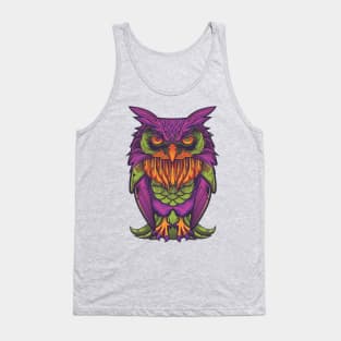 Cyborg Owl Tank Top